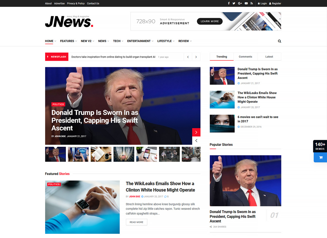 JNews - WordPress Zeitungsmagazin Blog AMP Theme