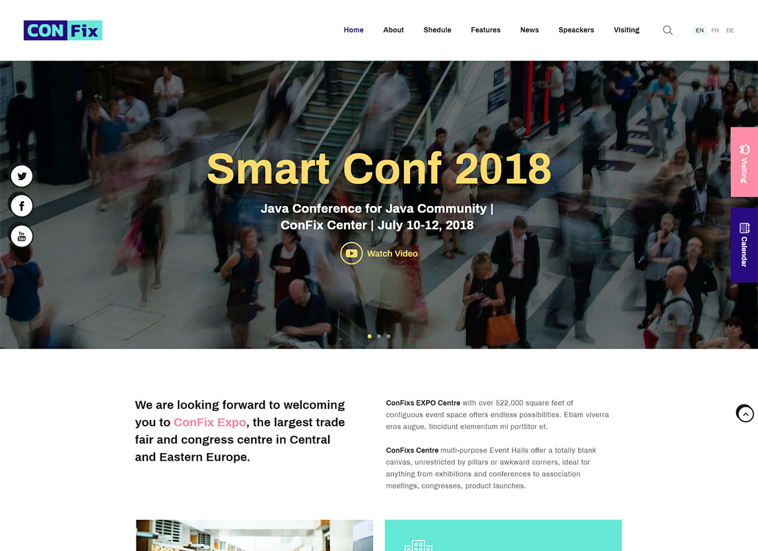 ConFix - 世博会和活动 WordPress 主题