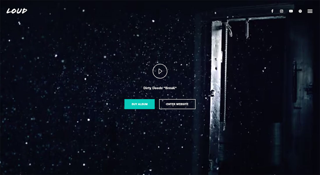 Yüksek sesle WordPress temaları video arka planı
