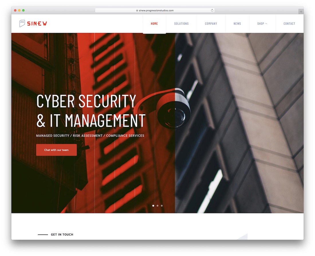 sinir güvenlik hizmeti wordpress teması.