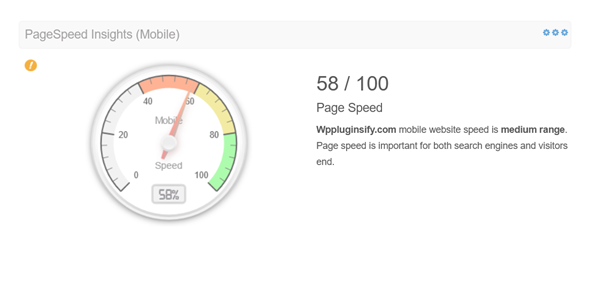 PageSpeed ​​(мобильная версия)