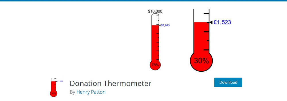 Spende-Thermometer