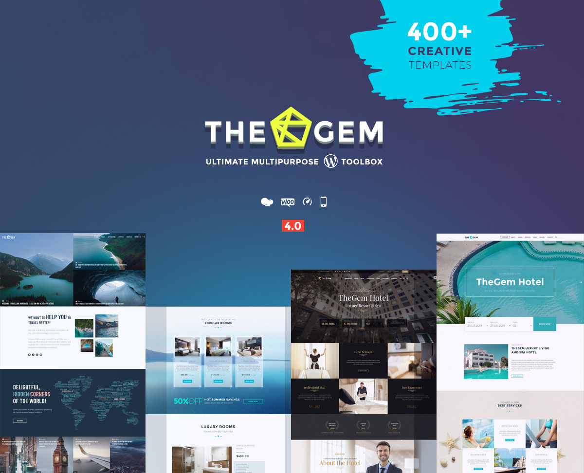 TheGem - thème WordPress de réservation d'hôtels et d'agences