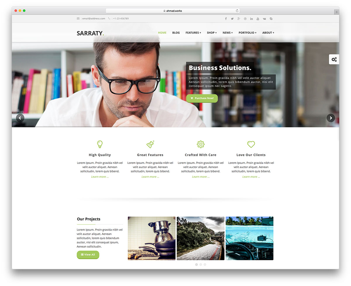 sarraty-minimal-business-wordpress-szablon-strony-strony
