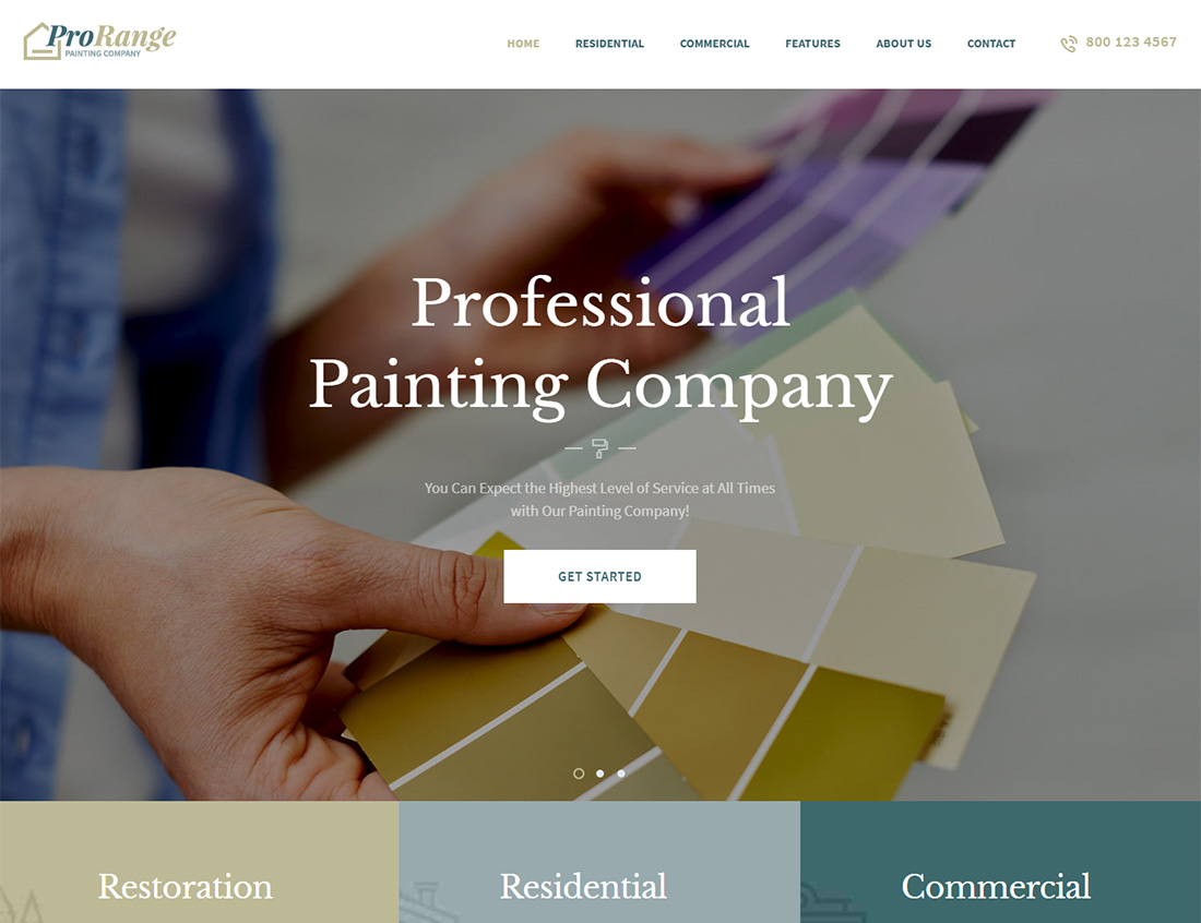 Темы ProRange WordPress для художников