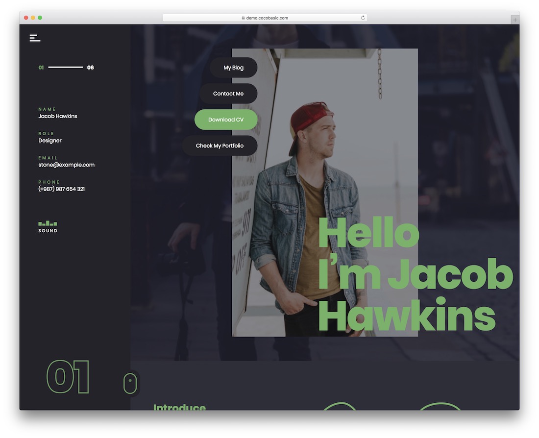 volos 视差 wordpress 主题