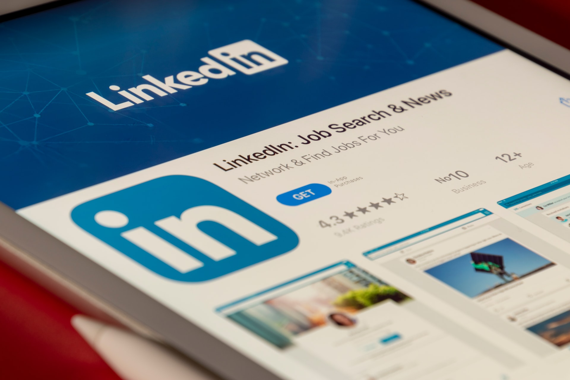 Application LinkedIn