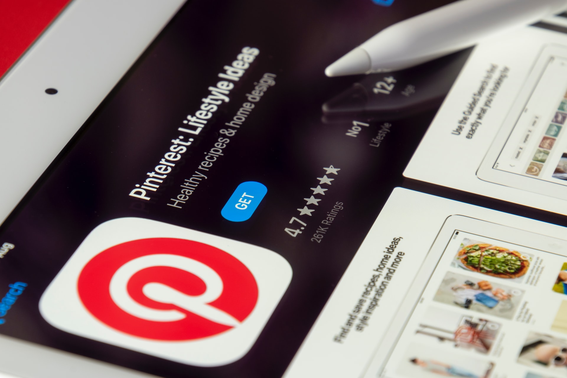 Application Pinterest