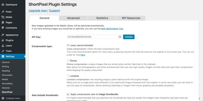 ShortPixel - plugin WordPress kompresi gambar