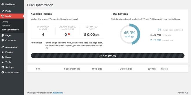 TinyPNG - plugin WordPress kompresi gambar