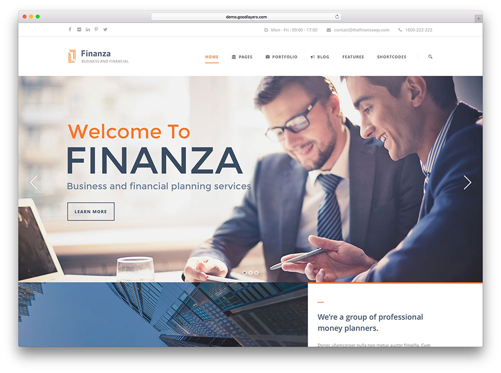 finance-thème-du-site-financier