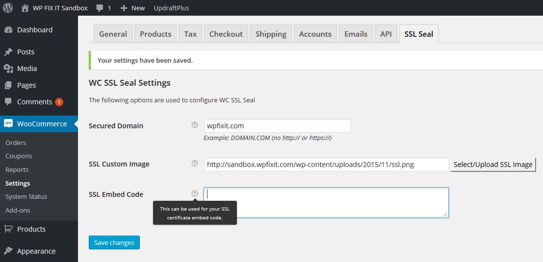 Skonfigurowane wtyczki SSL WordPress