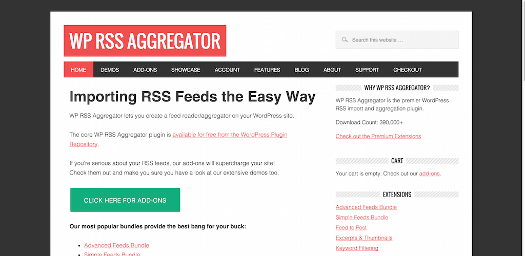 WP RSS Aggregator ปลั๊กอินอันดับ 1 สำหรับการนำเข้า RSS เข้าสู่ WordPress