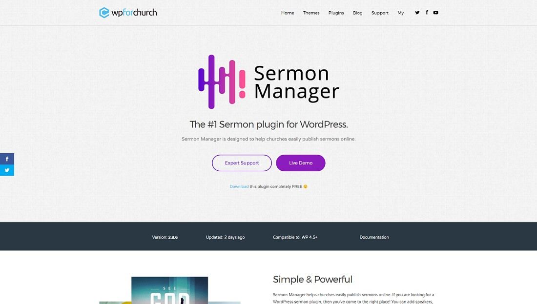 gerenciador de sermão para wordpress
