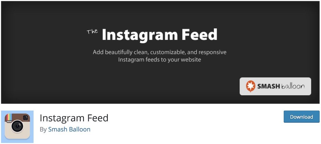 plugin gratuito de feed do instagram