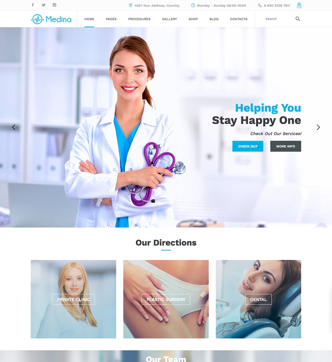Medical Medina - WordPress medical