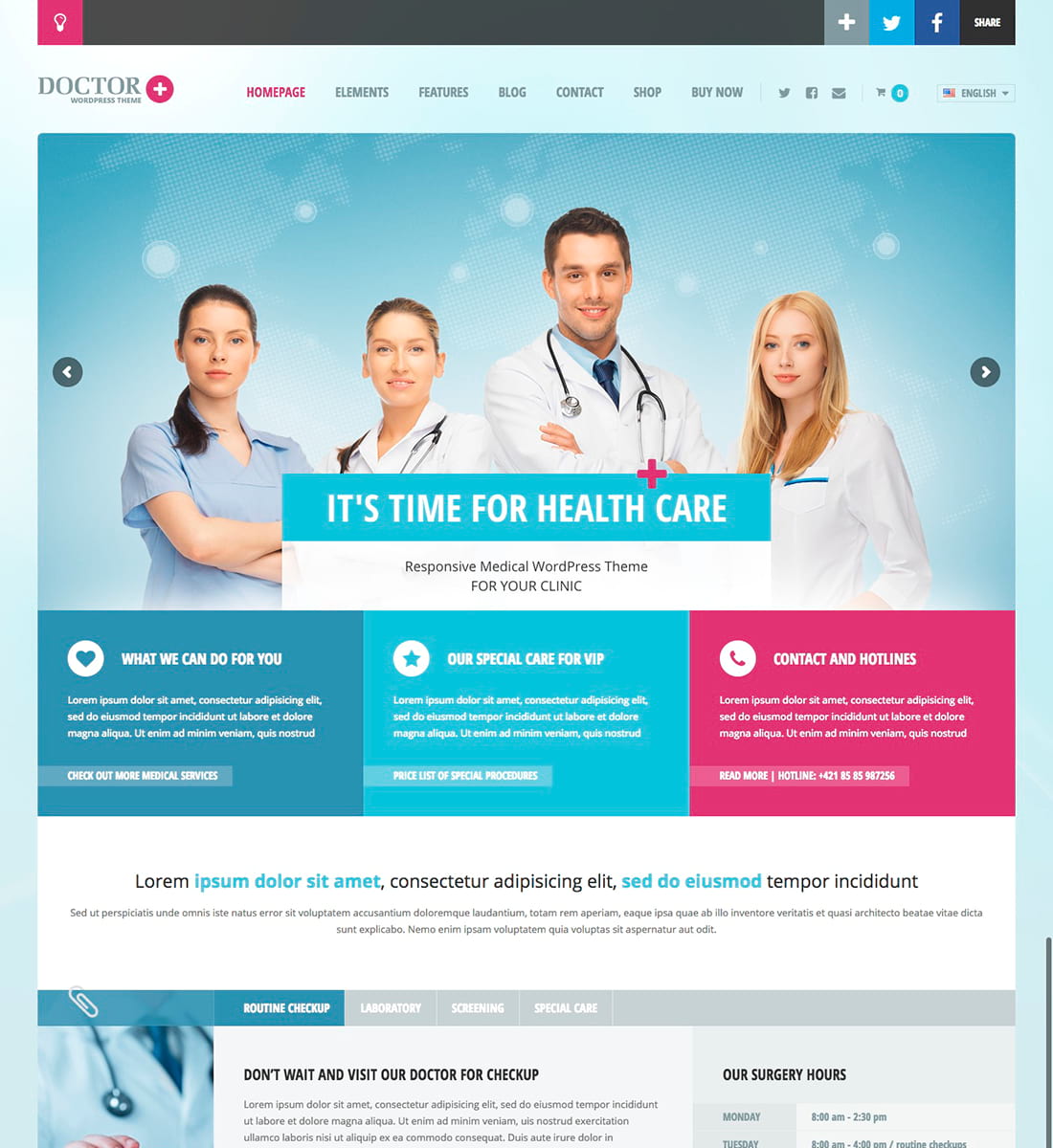 Doctor+ Tema WordPress