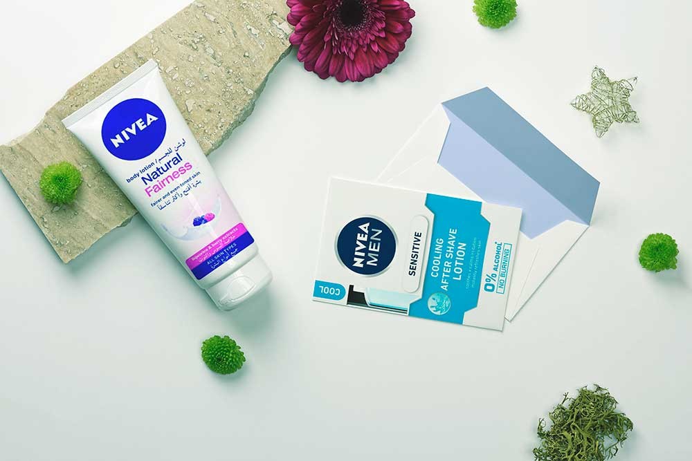 Handcreme-Postkartenmodell