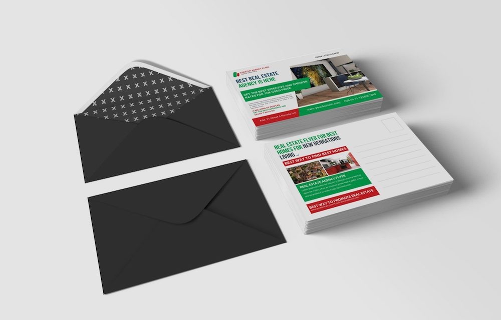 kostenlose immobilienservice-postkartenvorlage