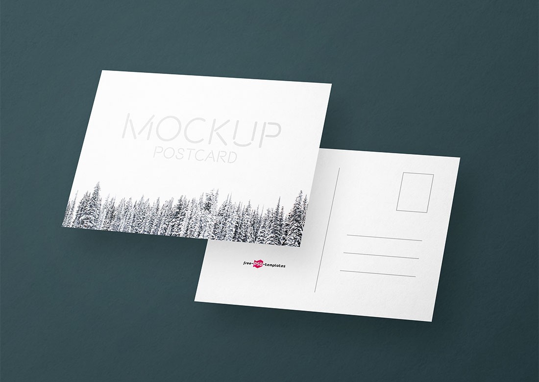 Postkarten-Design PSD-Modelle