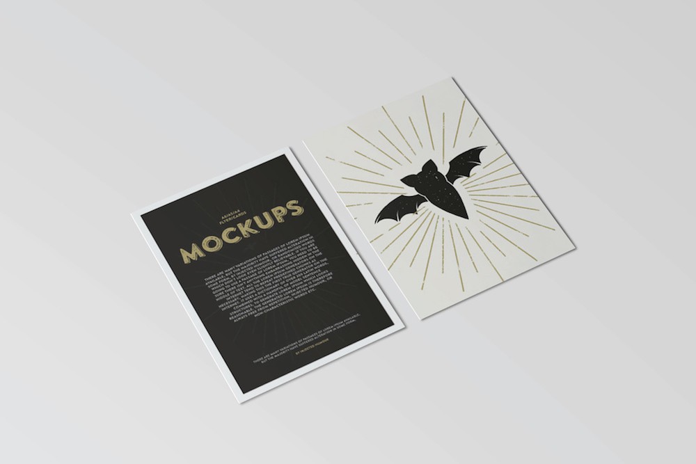 A6-Flyer-Postkartenmodell