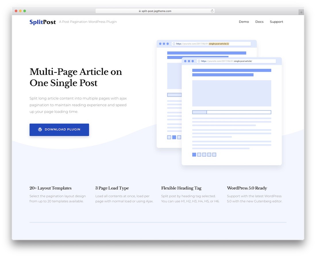 Episches Split-Post-Content-Splitter-WordPress-Plugin