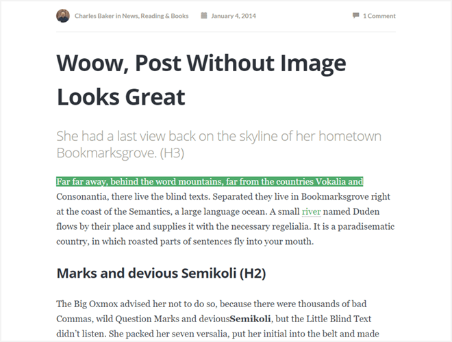 tema wordpress yang dapat dibaca
