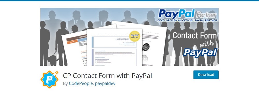 Контактная форма CP с PayPal