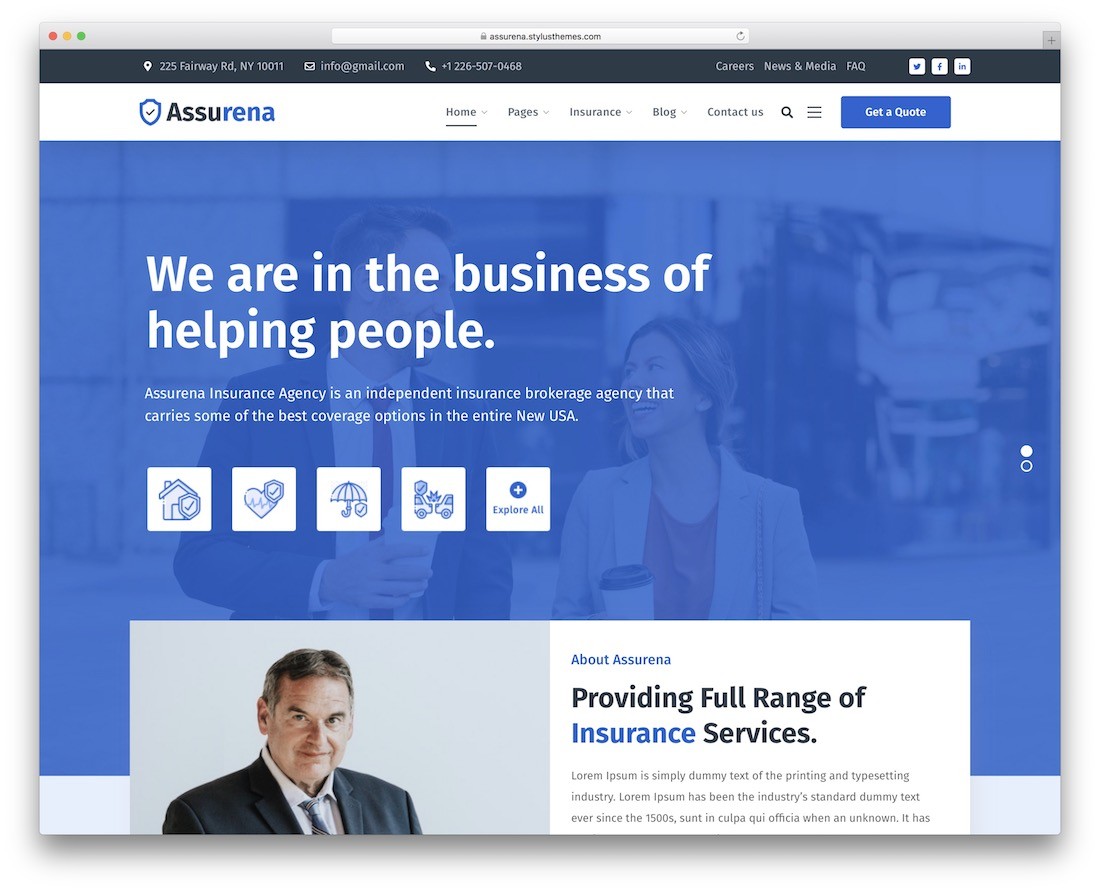 thème wordpress comptable avancé