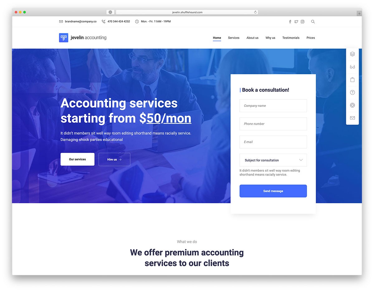 Meilleurs thèmes WordPress pour la comptabilité