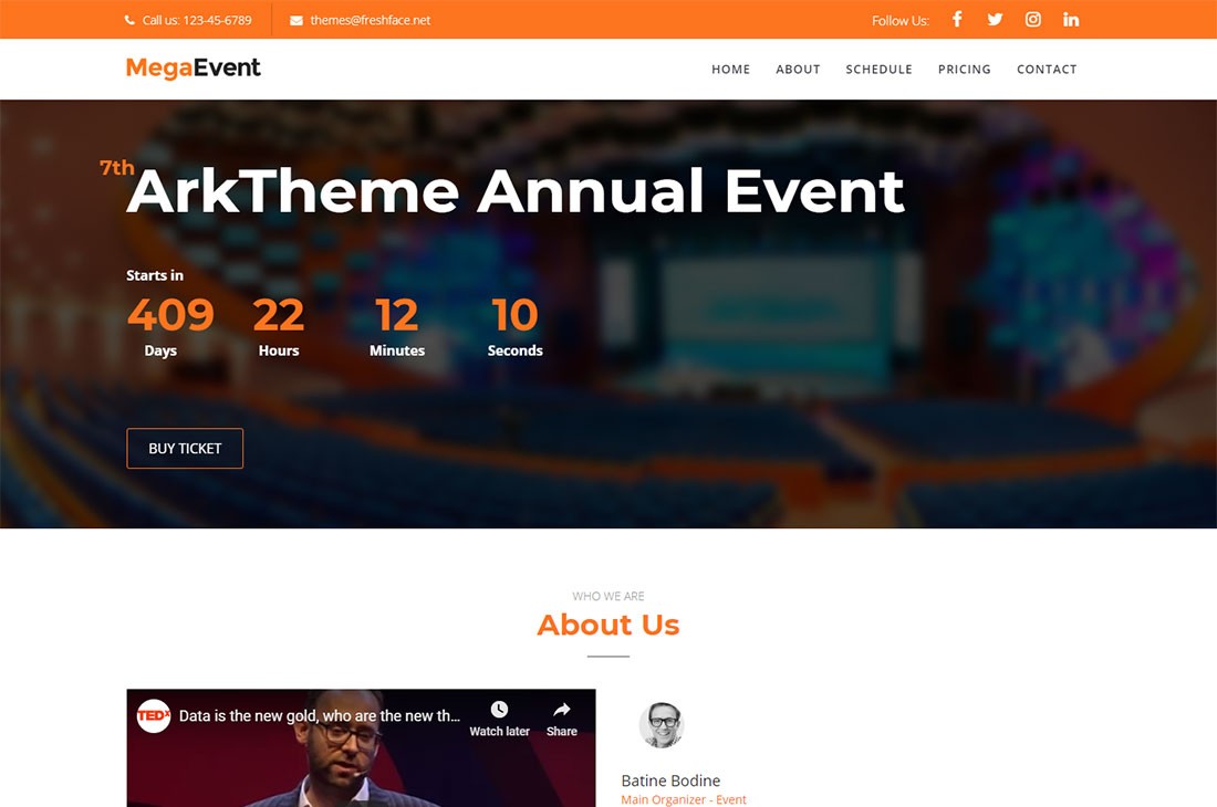 tema wordpress da página de vendas