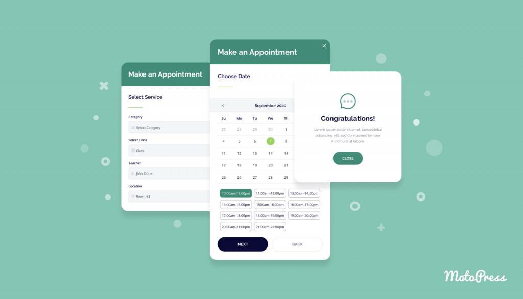 MotoPress Elementor Appointment Booking