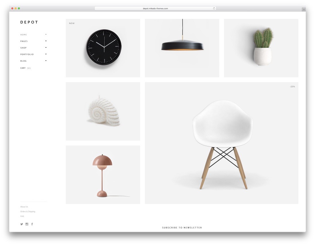 temă wordpress depot ecommerce