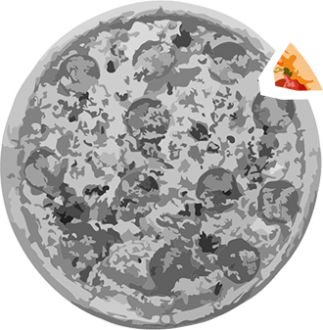 Potongan Pizza Hosting Bersama