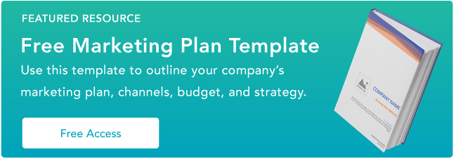 Marketingplan-Vorlage