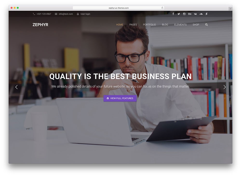 Zephyr-Materialdesign-Thema