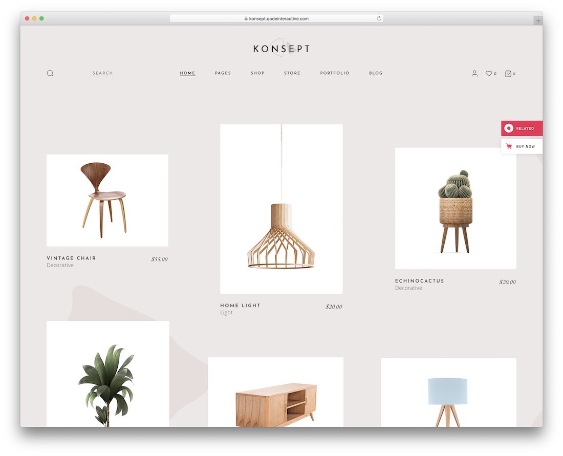 konsept 木製品 wordpress 主題
