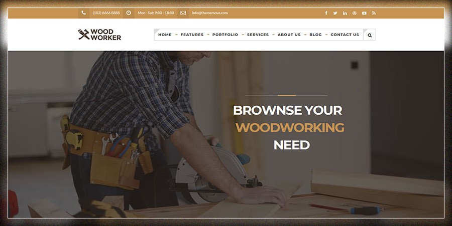 WoodWorker - 木工 WordPress 主題