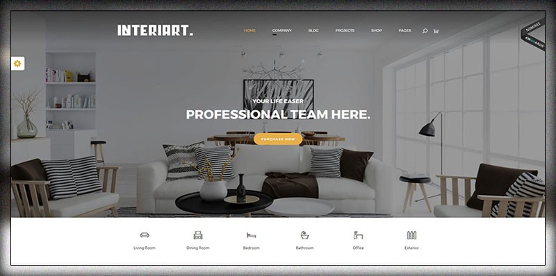 InteriArt - 家具和室內 WordPress 主題