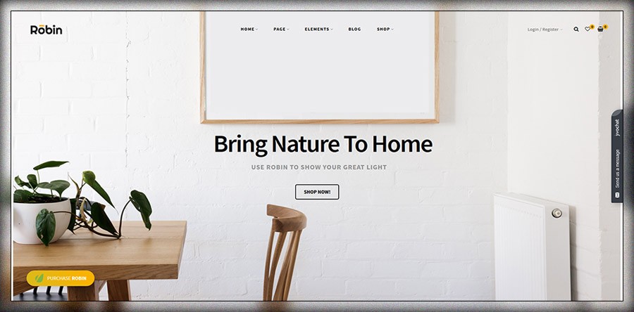 Robin - 家具 WooCommerce WordPress 主題