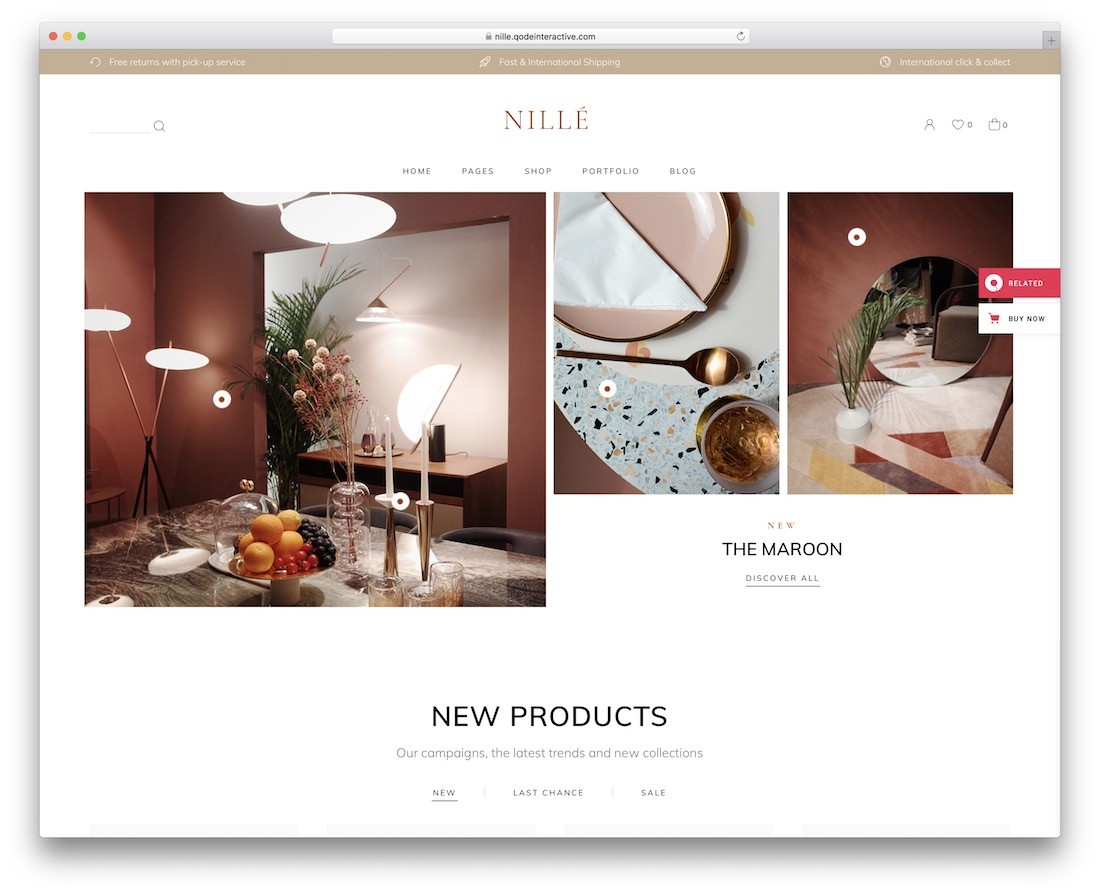 nille 木製品 wordpress 主題
