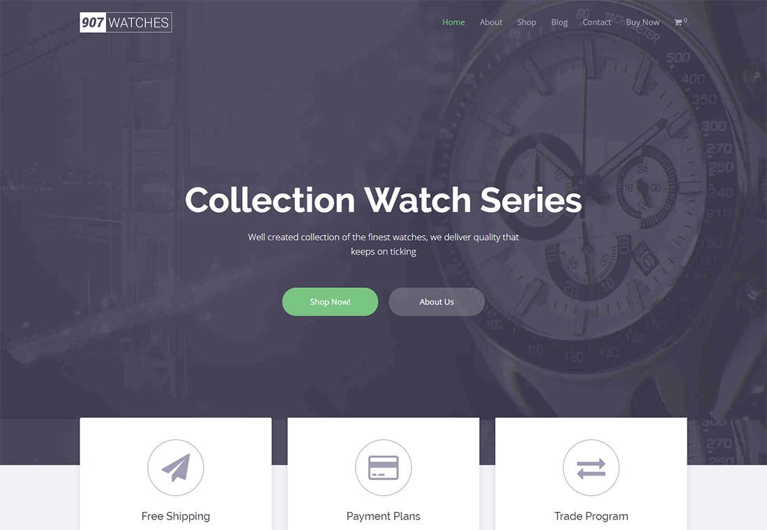 907 - 單品 WordPress 主題