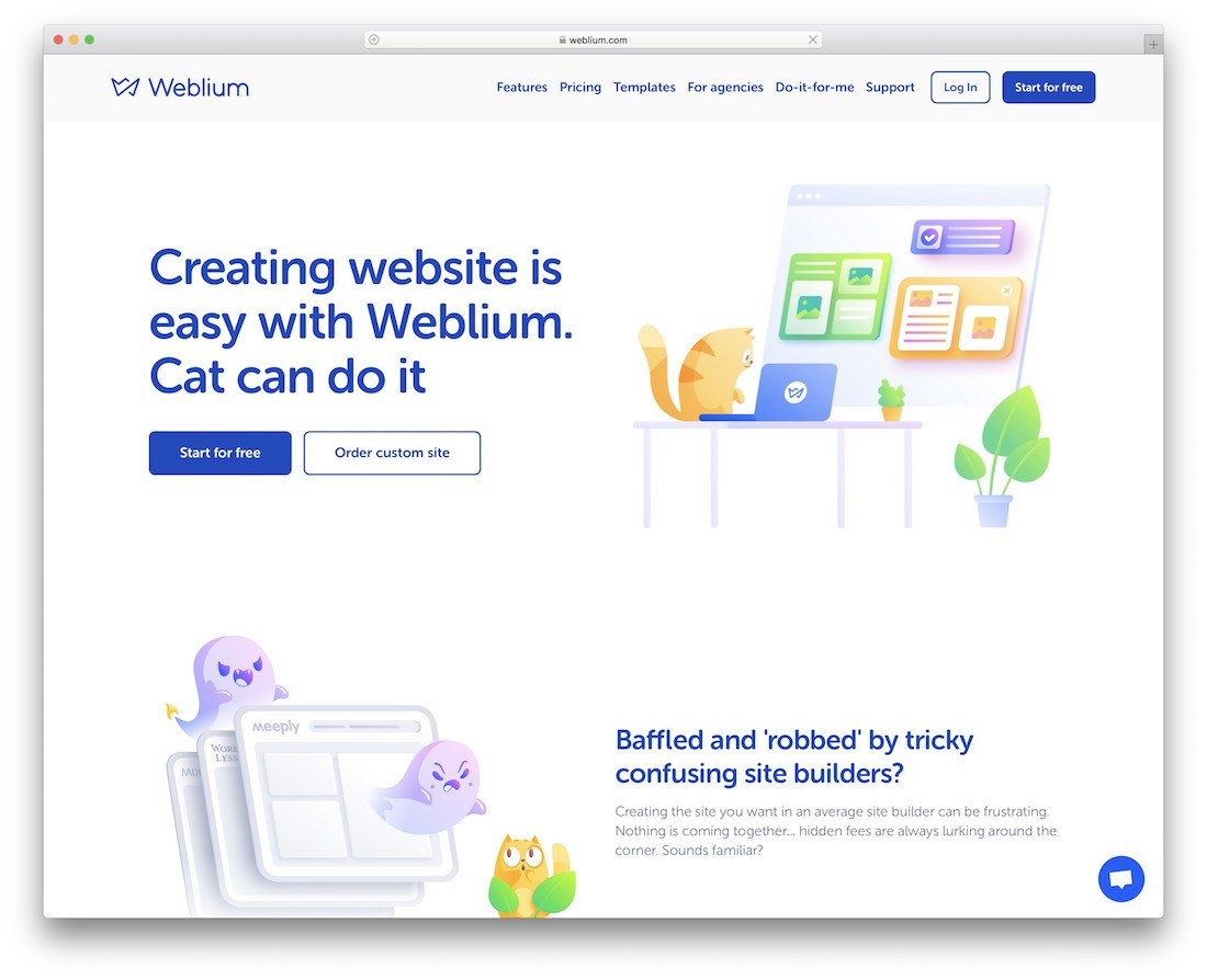 weblium créateur de site Web réactif gratuit