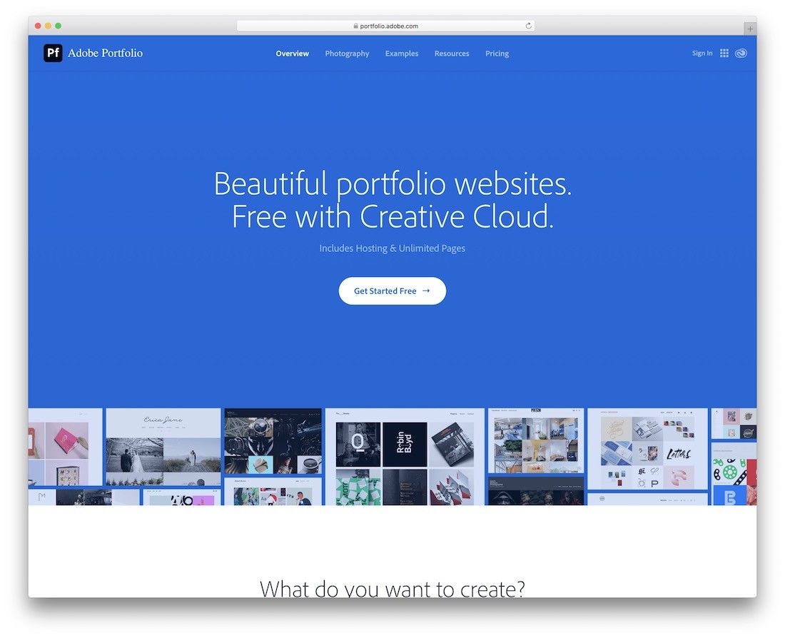 adobe 投資組合建立投資組合網站