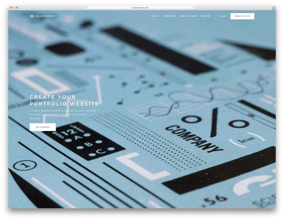 Squarespace, el mejor creador de sitios web para artistas.