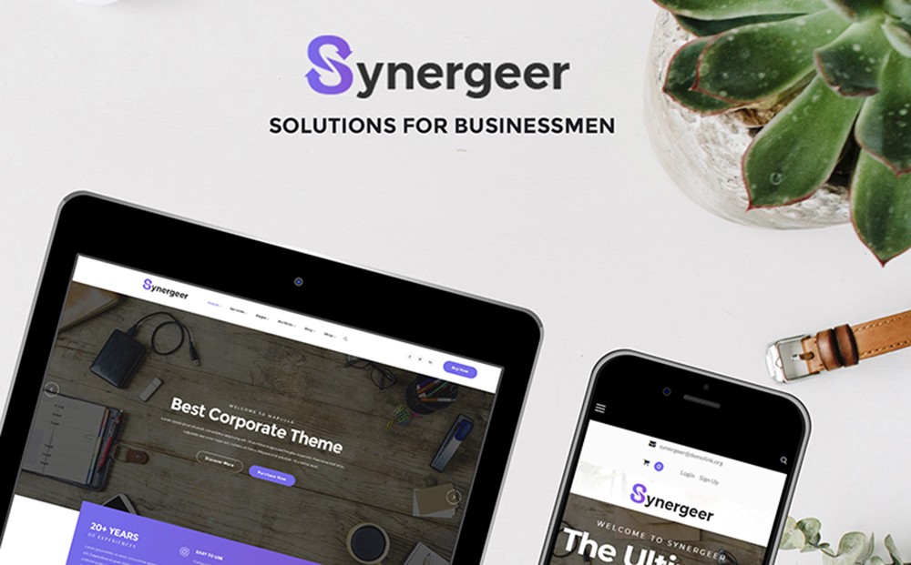 Synergeer - 企业 WordPress 主题