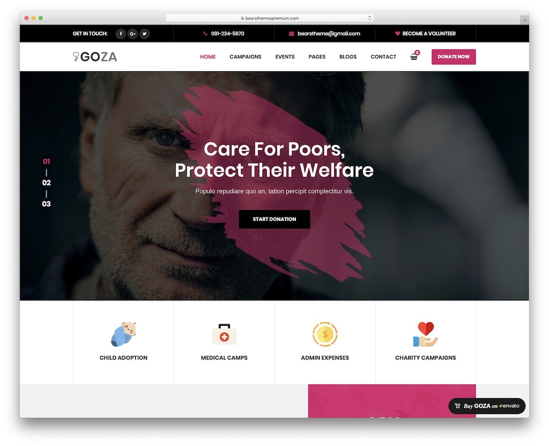 temă wordpress goza
