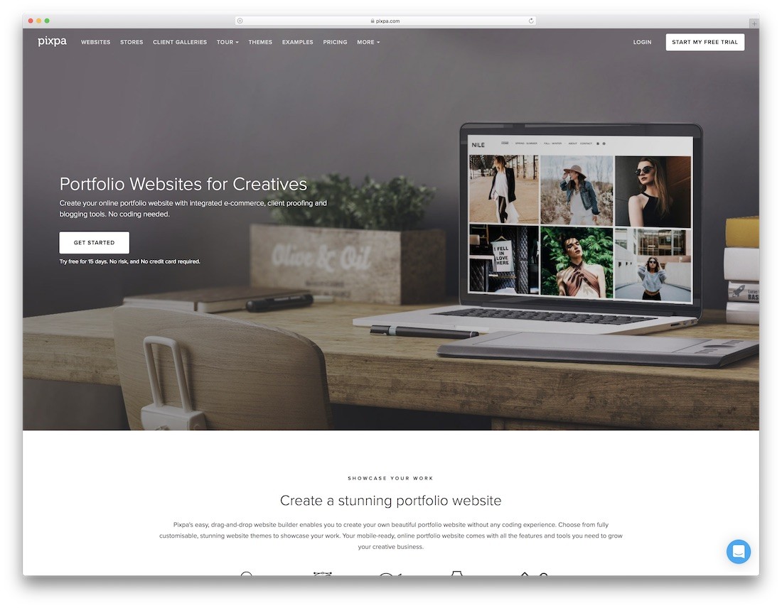 pixpa cel mai bun constructor de site-uri web pentru fotografi