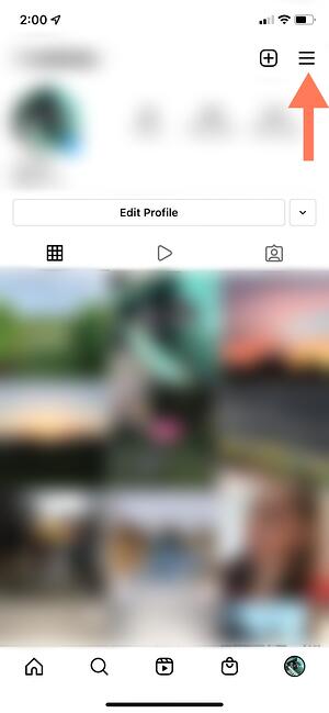 如何更改 Instagram 通知設置：訪問設置