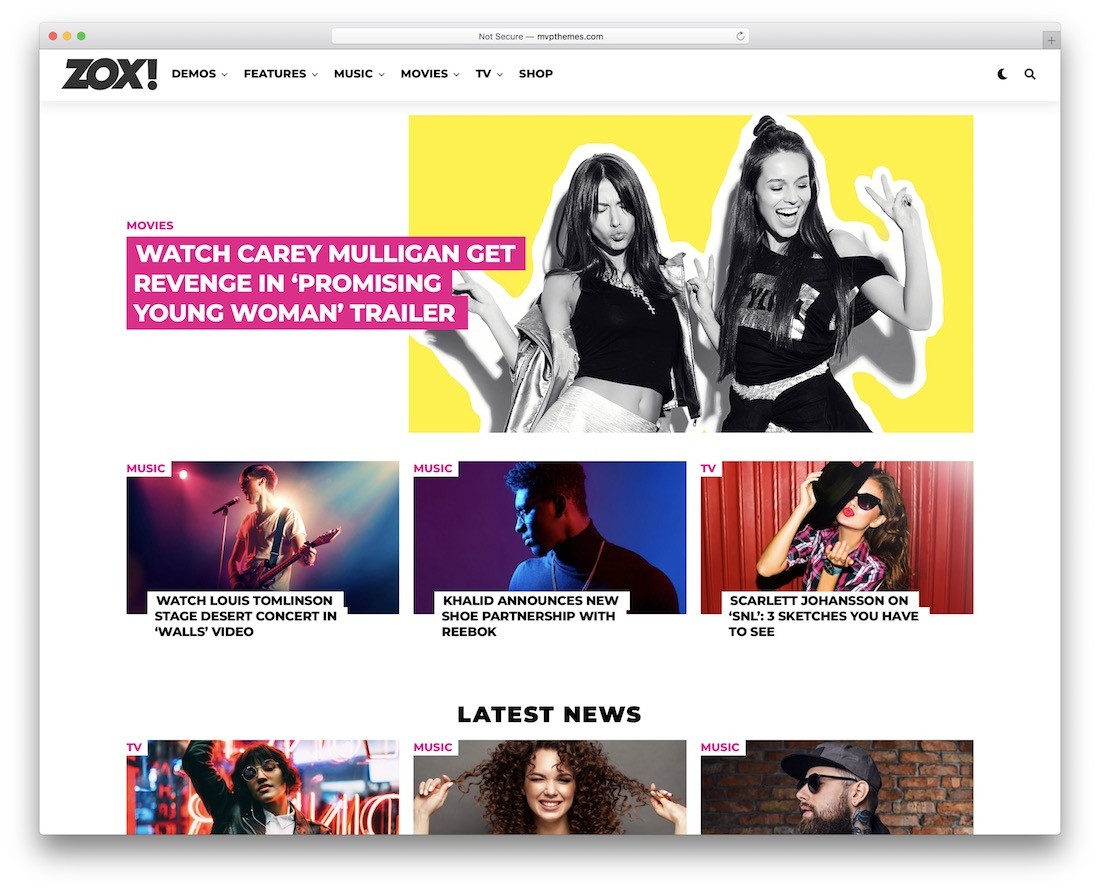 tema zoxpress virală wordpress